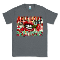 Charcoal Heather Self love is the best love Classic Tee - FaDigitalArtStudio