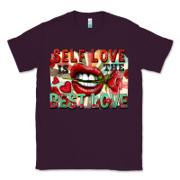 Plum Self love is the best love Classic Tee - FaDigitalArtStudio