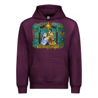 Mauve Wine oh holy night western Urban Hoodie - RanaPortraitStore