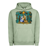 Pigment Oil Green oh holy night western Urban Hoodie - RanaPortraitStore