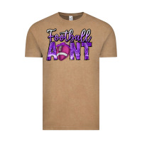 Vintage Coffee football aunt Vintage Tee - CowhideDigitalArt