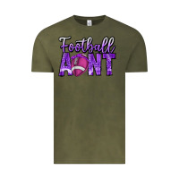 Vintage Olive football aunt Vintage Tee - CowhideDigitalArt