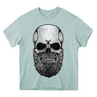 Arona creepy bald and bearded skull for halloween & skeletons fans t shirt Heavy Core Tee - baoMotion