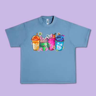 Easter Coffee Urban Heavy Tee Designed By Cowhidedigitalart