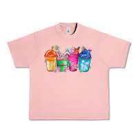 Salmon Easter Coffee Urban Heavy Tee - CowhideDigitalArt