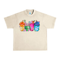 Sandshell Easter Coffee Urban Heavy Tee - CowhideDigitalArt