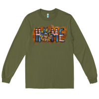 Army Green home america Long Sleeve Tee - SublimationCraftShop