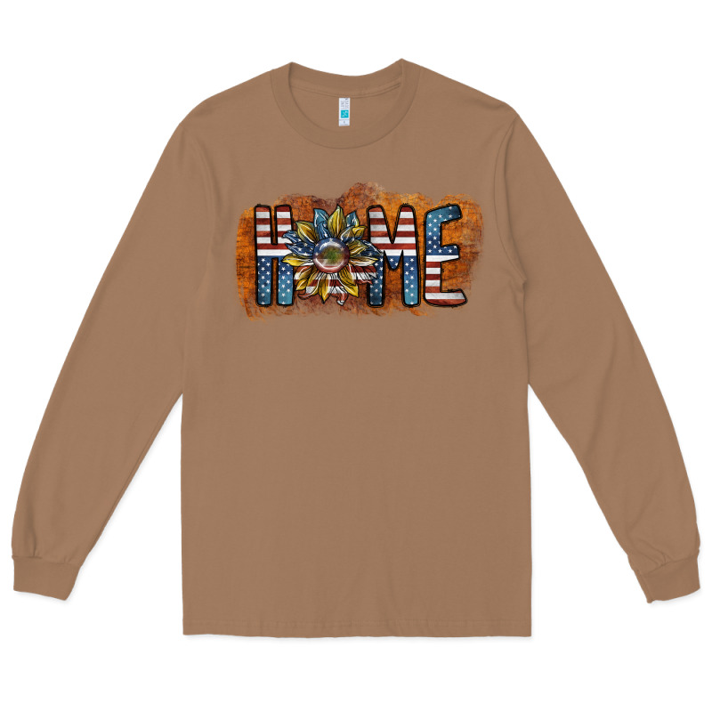 Home America Long Sleeve Tee by SublimationCraftShop | Teevron