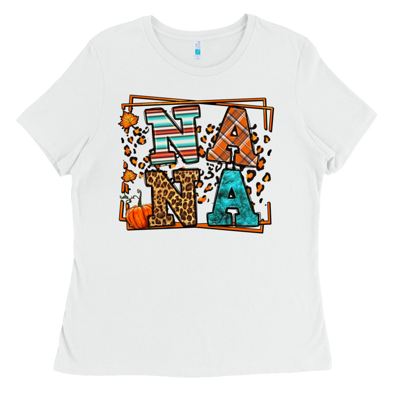 Fall Autumn Leopard Nana Ladies Tee by LillyAllenDesigns | Teevron