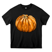 Black Pumpkin Heavy Core Tee - FaDigitalArtStudio