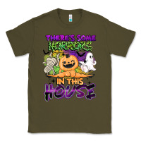 Army Green theres some horrors in this house Classic Tee - BarkalooDesign