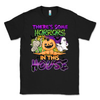 Black theres some horrors in this house Classic Tee - BarkalooDesign