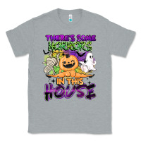 Heather Grey theres some horrors in this house Classic Tee - BarkalooDesign