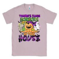 Lilac theres some horrors in this house Classic Tee - BarkalooDesign