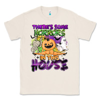 Natural theres some horrors in this house Classic Tee - BarkalooDesign