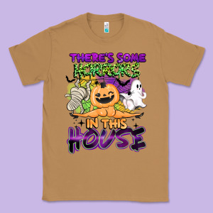 Theres Some Horrors In This House Classic Tee Designed By Barkaloodesign