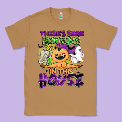 Theres Some Horrors In This House Classic Tee Designed By Barkaloodesign