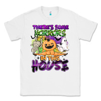 White theres some horrors in this house Classic Tee - BarkalooDesign