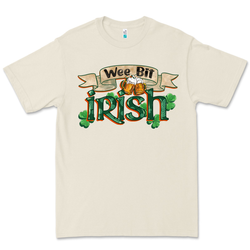 Wee Bit Irish St Patrick's Day Premium Tee by FaDigitalArtStudio | Teevron