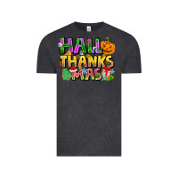 Vintage Black holiday fusion art Vintage Tee - CowhideDigitalArt