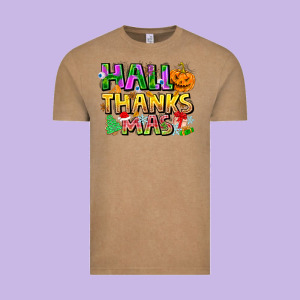 Holiday Fusion Art Vintage Tee Designed By Cowhidedigitalart