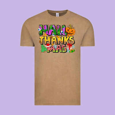 Holiday Fusion Art Vintage Tee Designed By Cowhidedigitalart