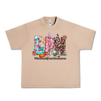 Burro Easter Lpn Urban Heavy Tee - CowhideDigitalArt