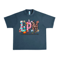 Midnight Navy Easter Lpn Urban Heavy Tee - CowhideDigitalArt