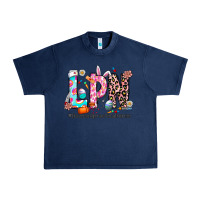 Navy Easter Lpn Urban Heavy Tee - CowhideDigitalArt