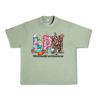 Oil Green Easter Lpn Urban Heavy Tee - CowhideDigitalArt