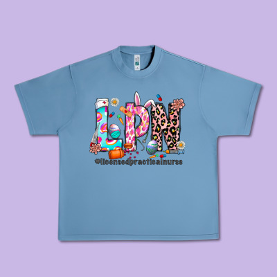 Easter Lpn Urban Heavy Tee Designed By Cowhidedigitalart