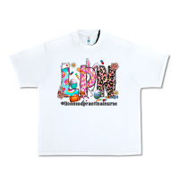 White Easter Lpn Urban Heavy Tee - CowhideDigitalArt