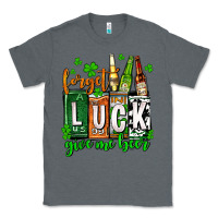 Charcoal Heather St. Patrick's Forget luck give me beer Classic Tee - OliviaCreatesArt