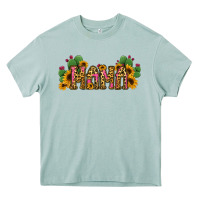 Arona Cactus Leopard Sunflower Mama and Mini Set Heavy Core Tee - Jasminsmagicworld