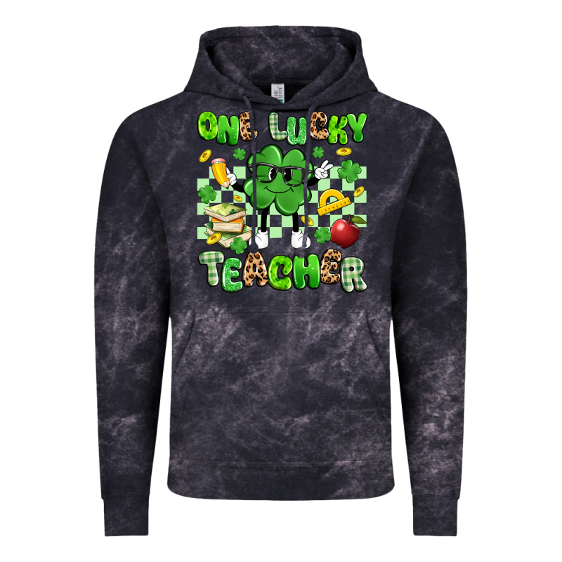One Lucky Teacher Vintage Hoodie by Artiststas | Teevron