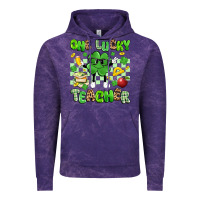 Cloud Purple one lucky teacher Vintage Hoodie - Artiststas