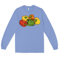 Colony Blue Peppers Long Sleeve Tee - LillyAllenDesigns