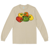 Mushroom Peppers Long Sleeve Tee - LillyAllenDesigns