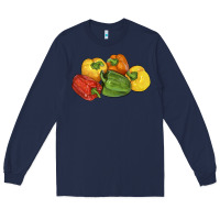 Navy Peppers Long Sleeve Tee - LillyAllenDesigns