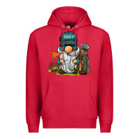 Cardinal golf gnome Premium Hoodie - BarkalooDesign