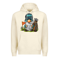 Sandshell golf gnome Premium Hoodie - BarkalooDesign