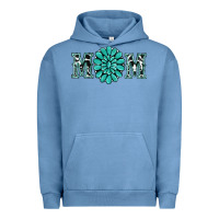 Pigment Pebble Blue western mom Urban Hoodie - RanaPortraitStore