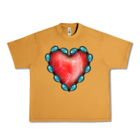 Peanut Butter Gemstone Red Heart Urban Heavy Tee - Jasminsmagicworld