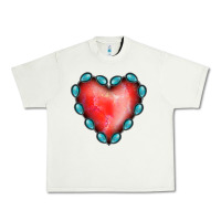 Pistachio Gemstone Red Heart Urban Heavy Tee - Jasminsmagicworld