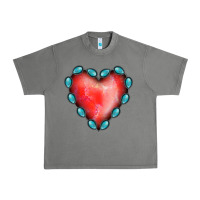 Tornado Gemstone Red Heart Urban Heavy Tee - Jasminsmagicworld