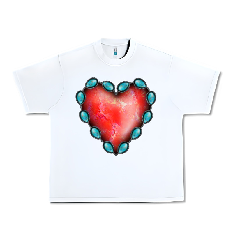Gemstone Red Heart Urban Heavy Tee by Jasminsmagicworld | Teevron