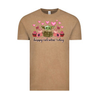 Vintage Coffee happy valentines day yoda Vintage Tee - CowhideDigitalArt