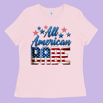 All American Babe Ladies Tee Designed By Lillyallendesigns