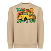 Mushroom This is How I Roll Woman Bus Driver Heavyweight Sweatshirt - Jasminsmagicworld