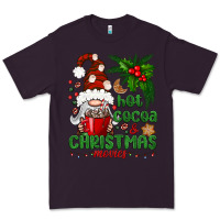 Plum Hot Cocoa And Christmas Movie Premium Tee - BundleAndBundleShop